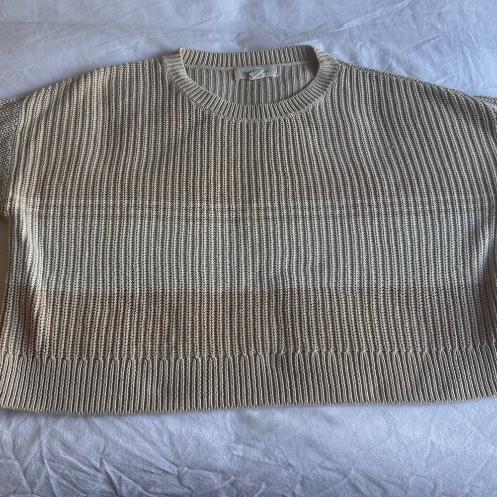 Treasure & Bond Light Tan Knit Sweater